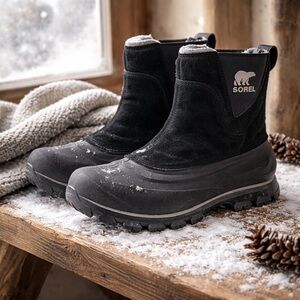 Sorel Black Snow Boots